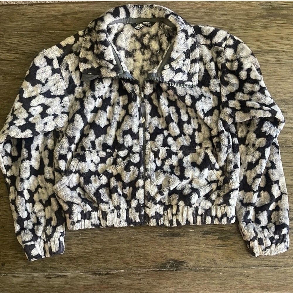 The North Face Black and Gray Fleece Jacket